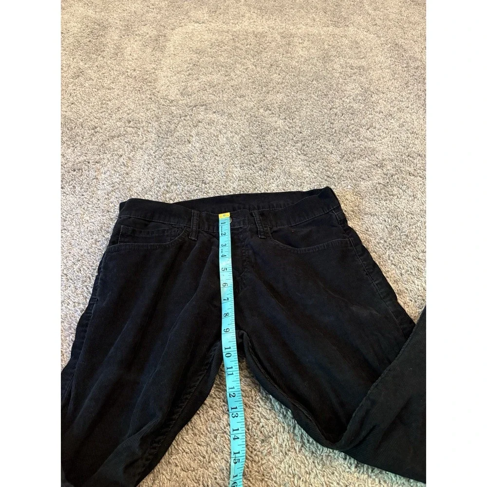 Levis 514 Corduroy Pants Ribbed Mens 31x32 Black White Tab Cotton Blend Rare